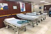 بستری مصدومان زلزله غرب کشور دربخش های بیمارستان شریعتی و آمادگی کامل این مرکز